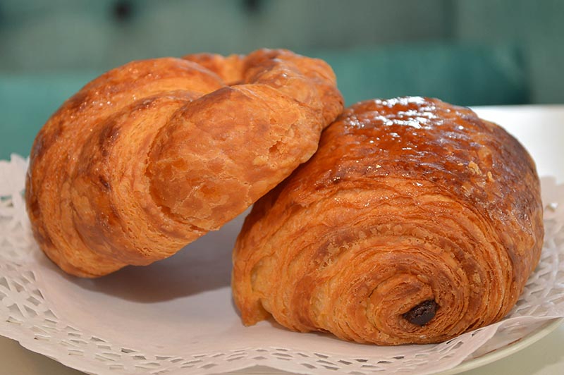 Los croissant que según Eric Maetz, son los mejores de Asunción. 