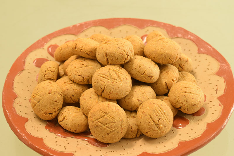 Una versión salada de la conocida chipa manduví, elaborada con la utilización de maní.