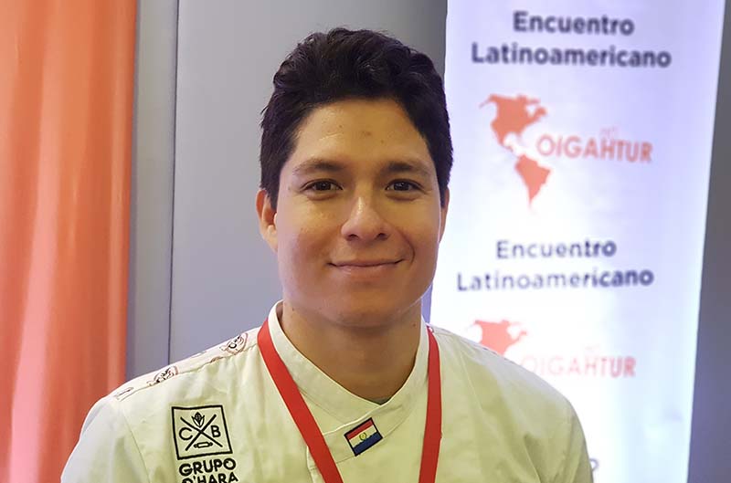 Palmiro Ocampo, chef peruano que vino al país para participar de un encunetro latinoamericano de gastronomía.