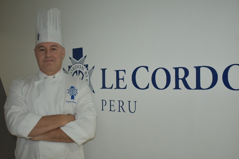 Sandro Giacomo Reghellin Gómez será el primero de los chefs que vendrá para el Diplomado en Cocinas del Mundo que dictará aquí el Cordon Bleu, gracias a una iniciativa de Vro Pardo.