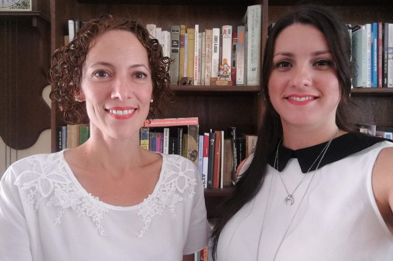 Cecilia Brizuela, izquierda, junto a Gabriela Arriola formaron recientemente una empresa de asesoramiento gastronómico.