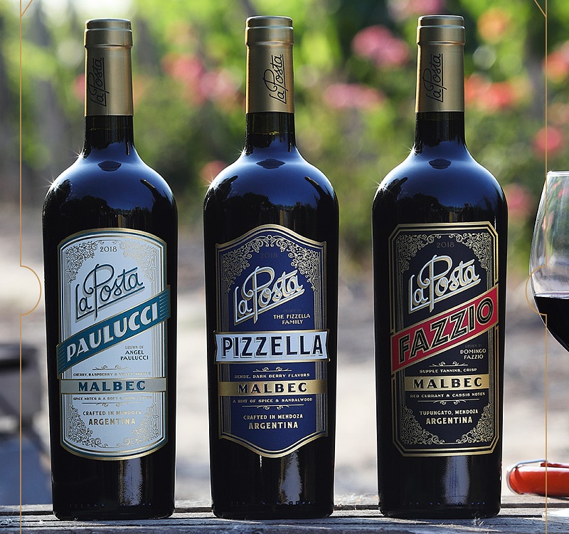 Los vinos La Posta, todos malbec, pero de distintos terroirs y llevan el apellido de los productores. 